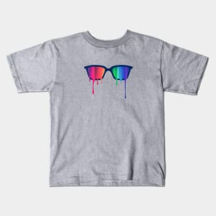 Love Wins! Rainbow - Spectrum (Pride) / Hipster Nerd Glasses Kids T-Shirt